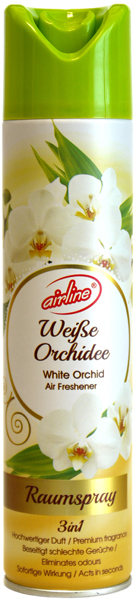 00512 - airline Raumspray 300 ml - Weiße Orchidee 