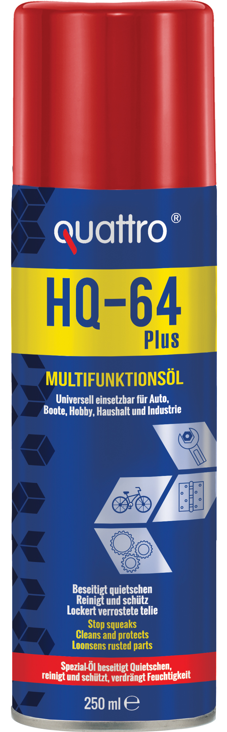 00716 - multi purpose oil HQ-64 Plus 250 ml (like WD-40)