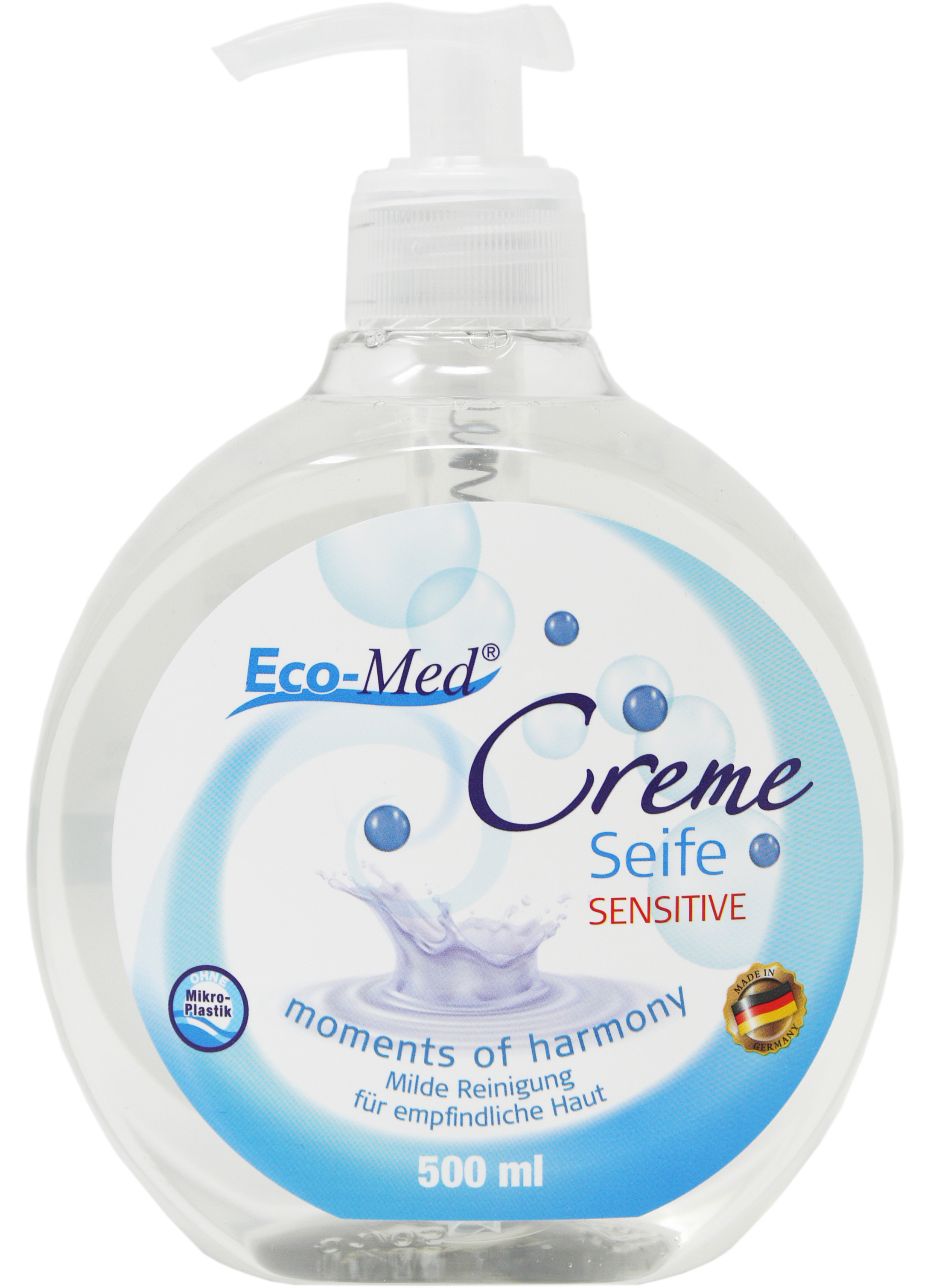 01620 - Eco-Med Cremeseife 500 ml - moments of harmony - sensitive