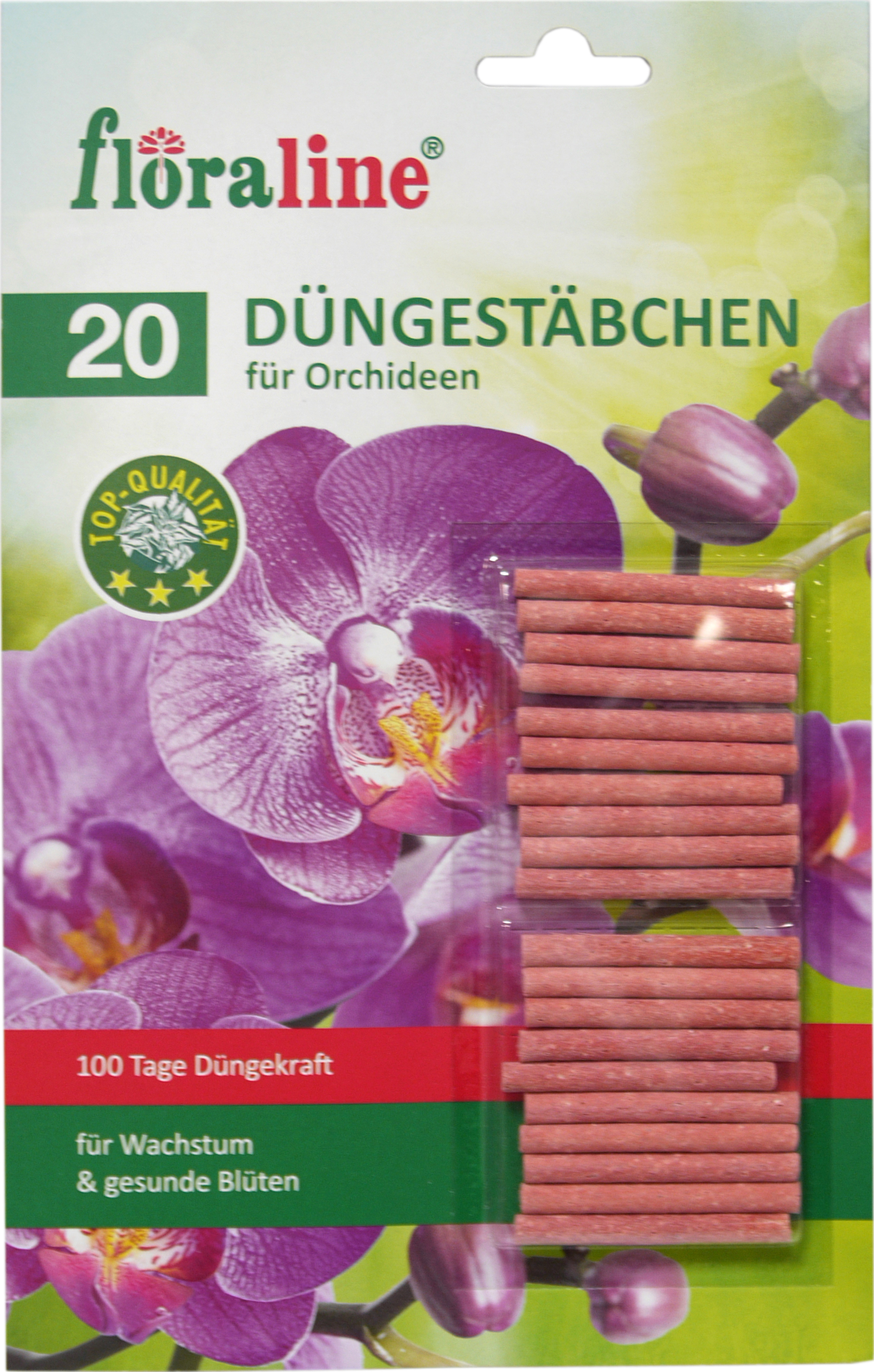 02206 - Düngestäbchen für Orchideen 20er 