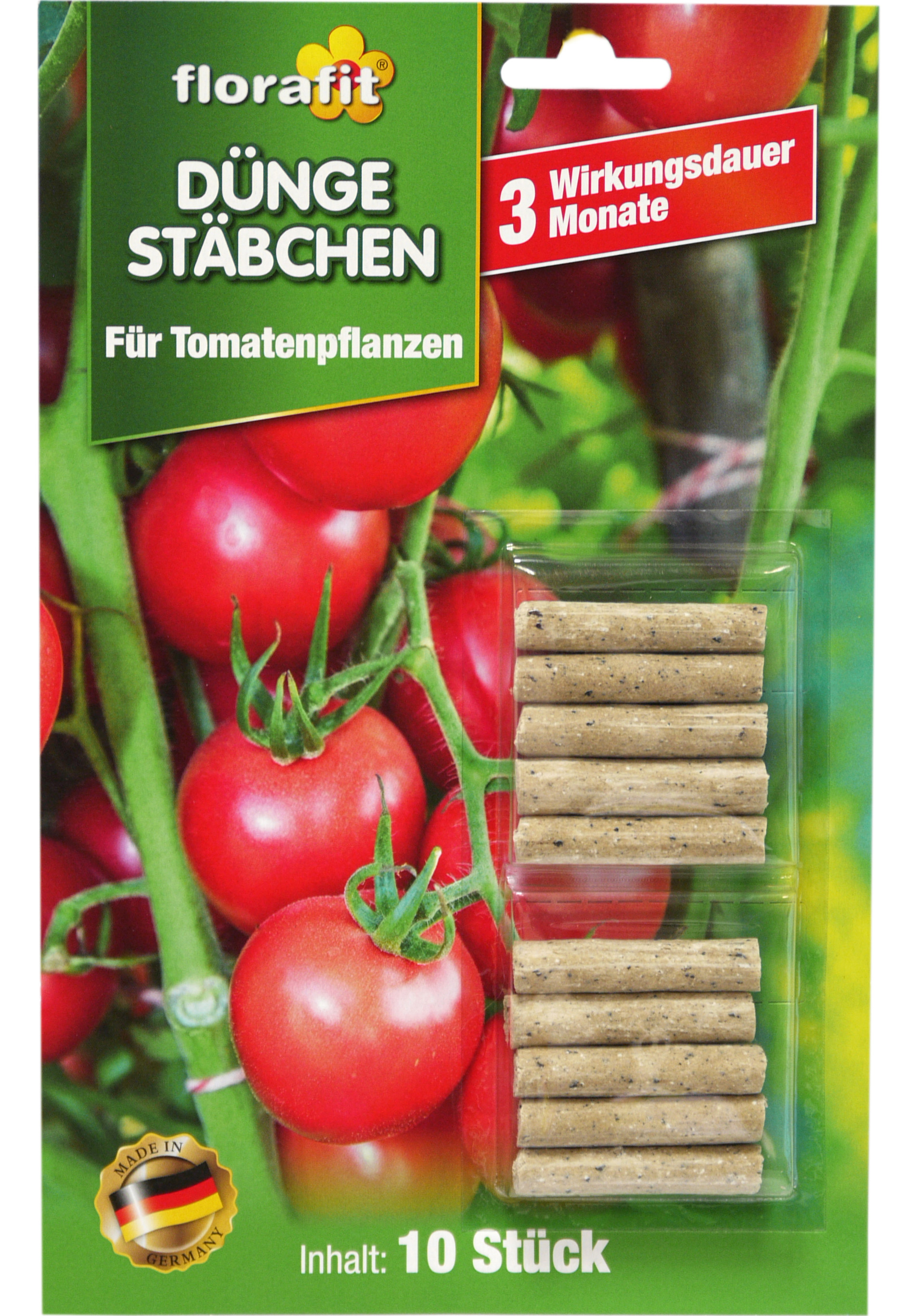 02245 - florafit Düngestäbchen für Tomaten 10er 