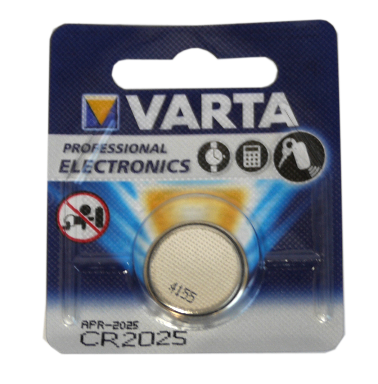 53685 - Varta Electronics CR2025, 1er Knopfzellen