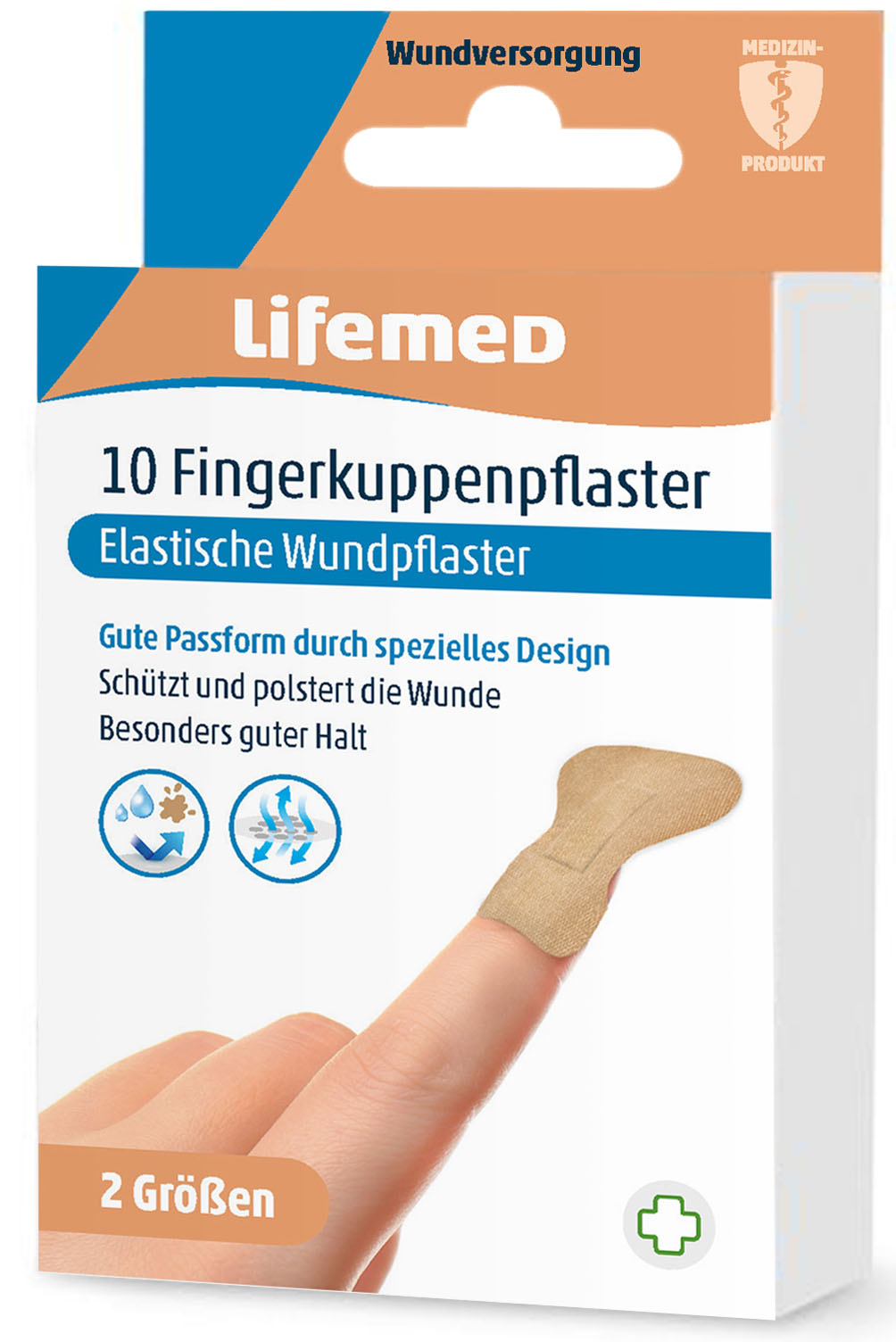 99103 - Fingertip plaster pack of 10, 2 sizes