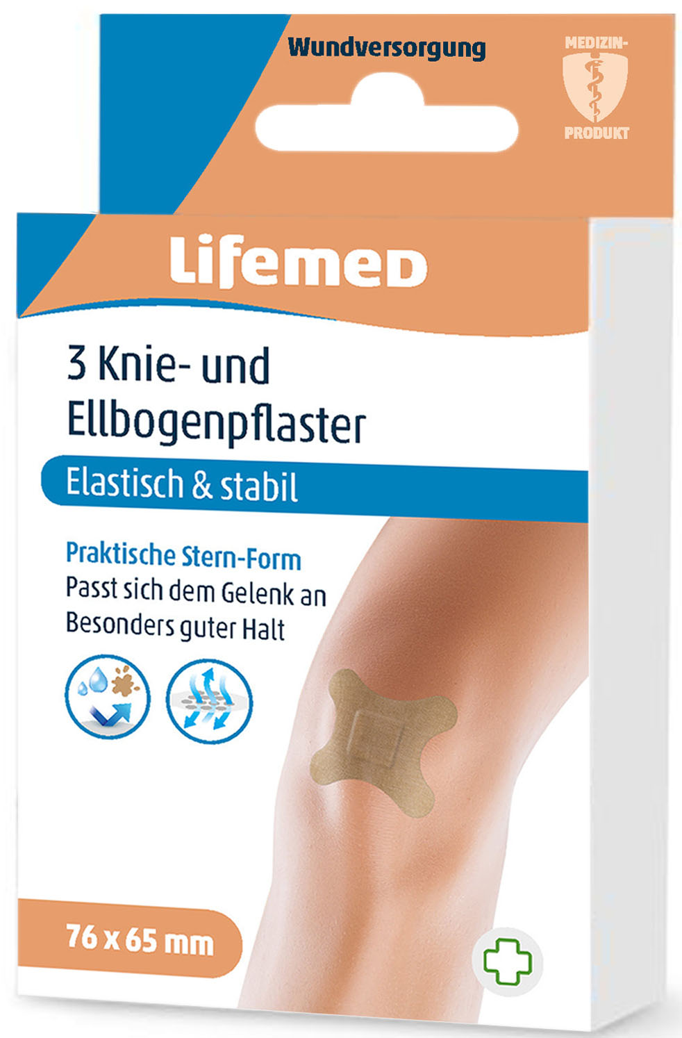 99107 - Knee and elbow plaster pack of 3