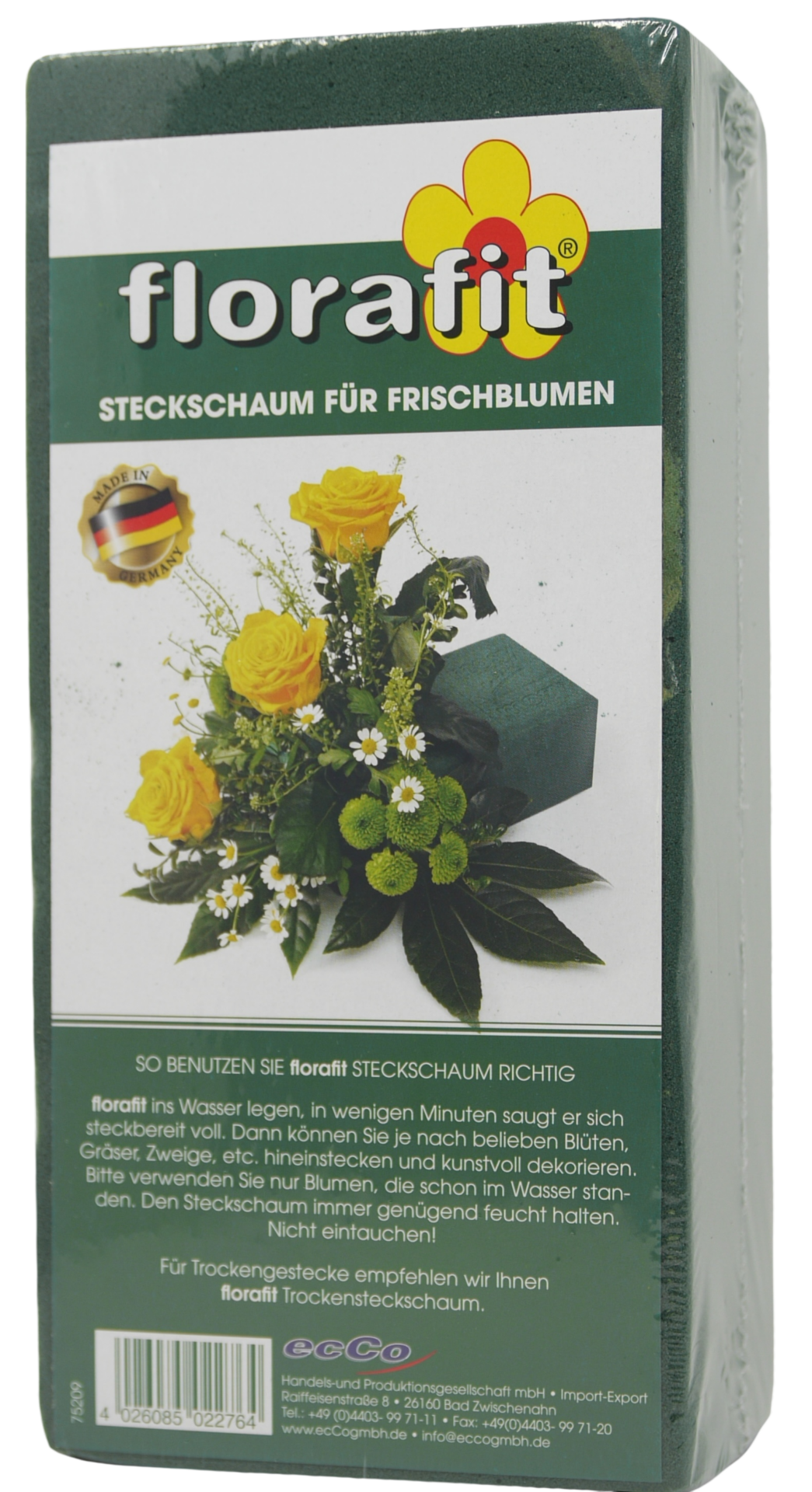 Steckschaum für Frischblumen florafit