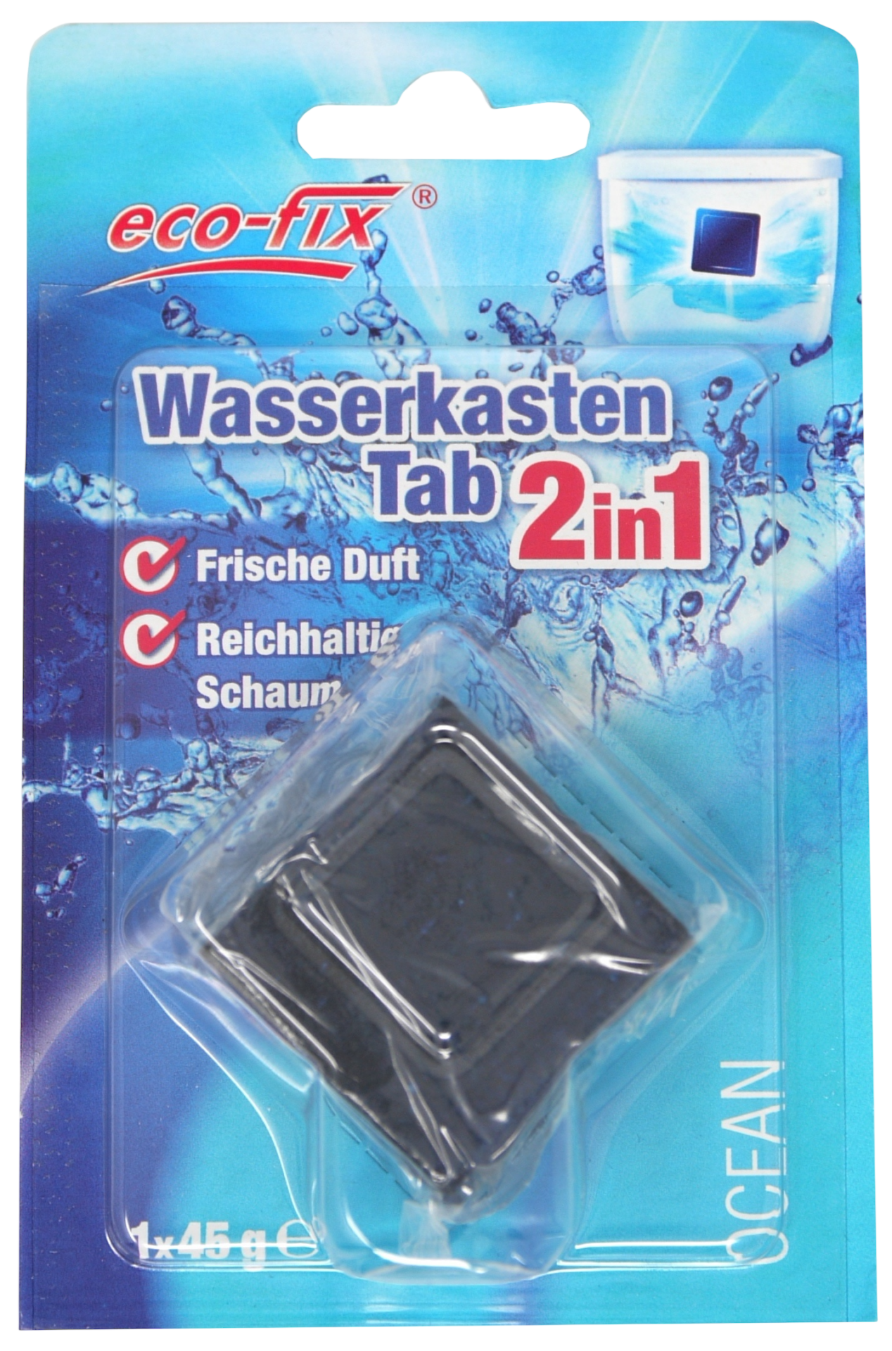Wasserkasten Tab eco-fix 2in1 / 1x45g Ocean