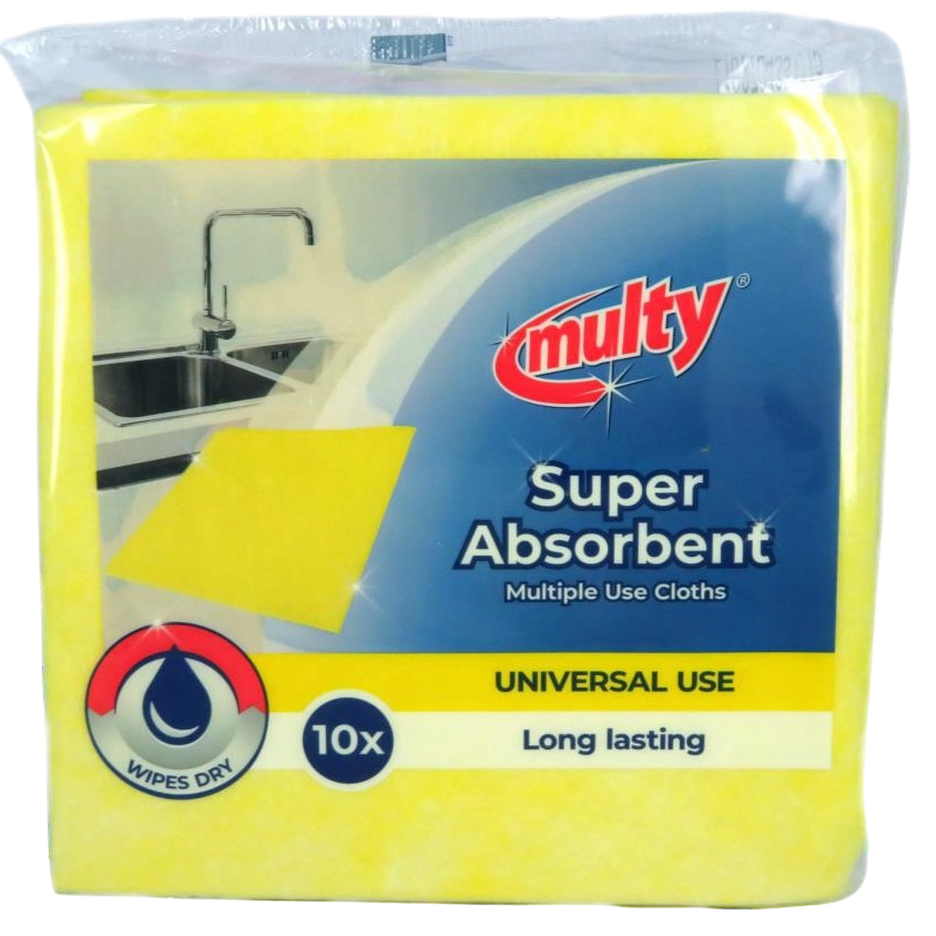 Haushaltstücher 10er 38x38cm bunt