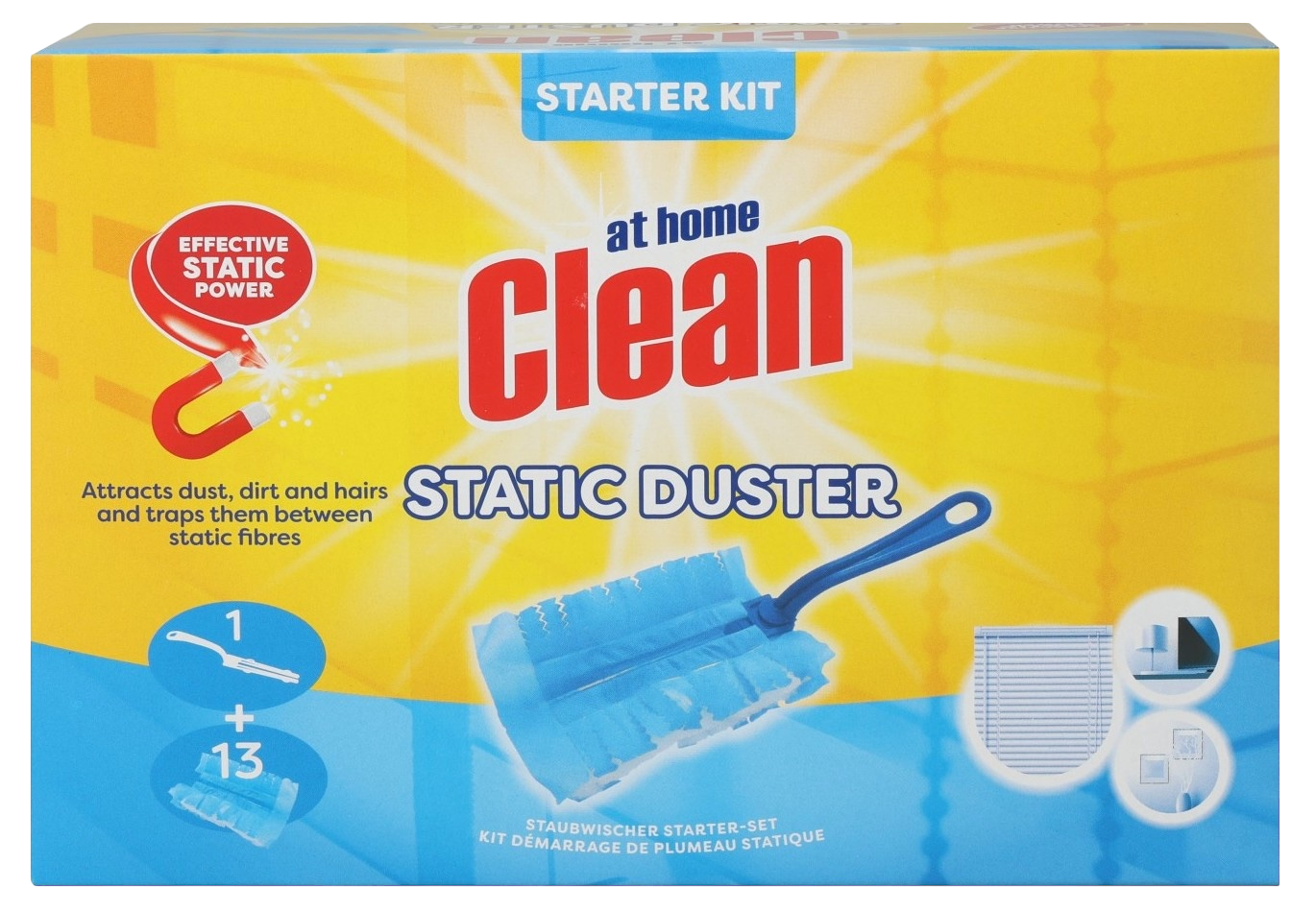 Staubwischer Starterset 1 Griff + 13 Staubtücher