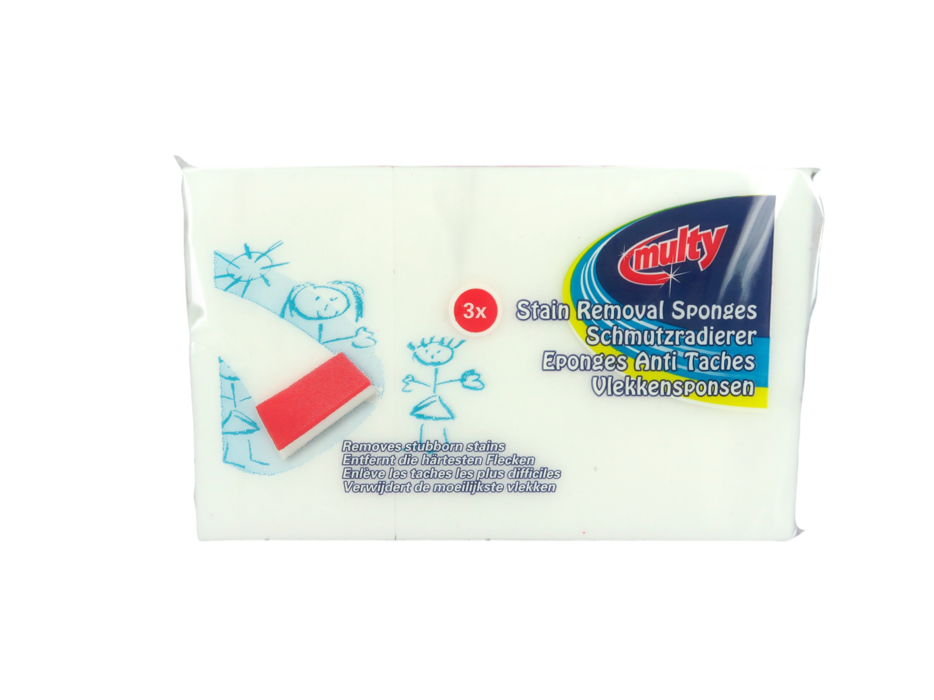 Schmutzradierer 3er 12,2x6,6x2,8cm