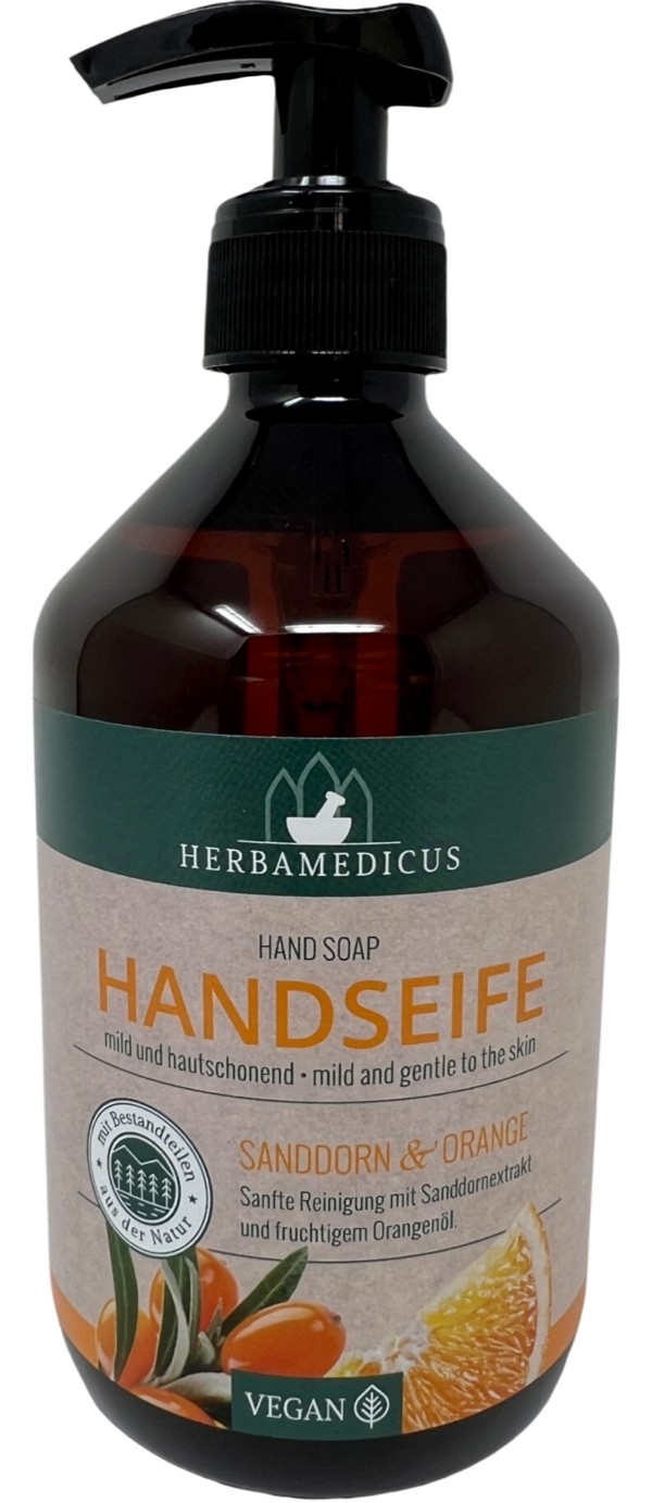 Handseife Sanddorn & Orange Herbamedicus 500ml