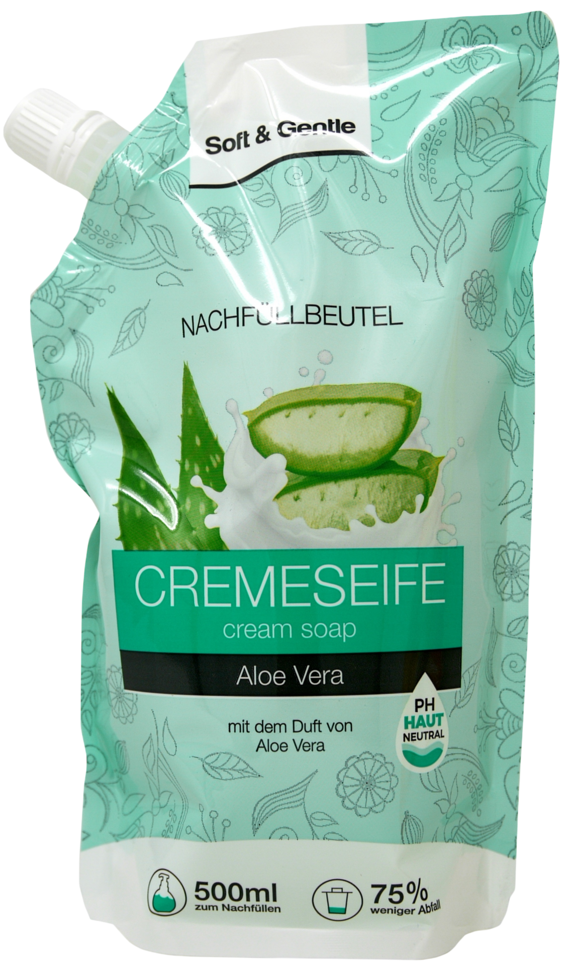 Handseife Nachfüllbeutel 500ml Aloe Vera