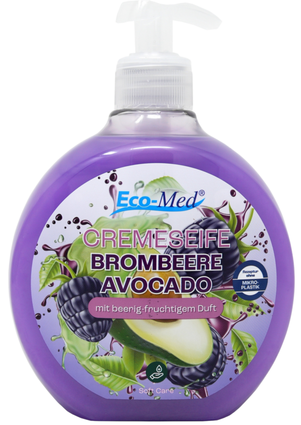 Cremeseife eco-Med 500ml Brombeere & Avocado
