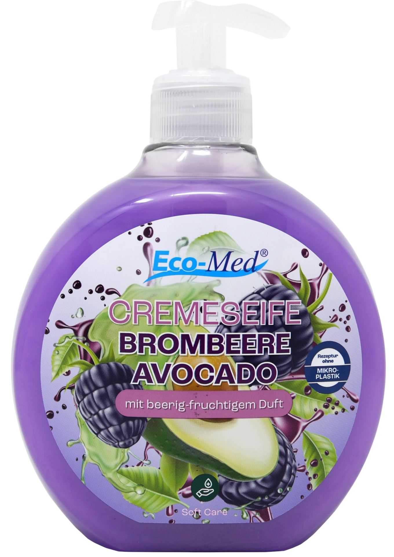 Cremeseife eco-Med 500ml Brombeere & Avocado