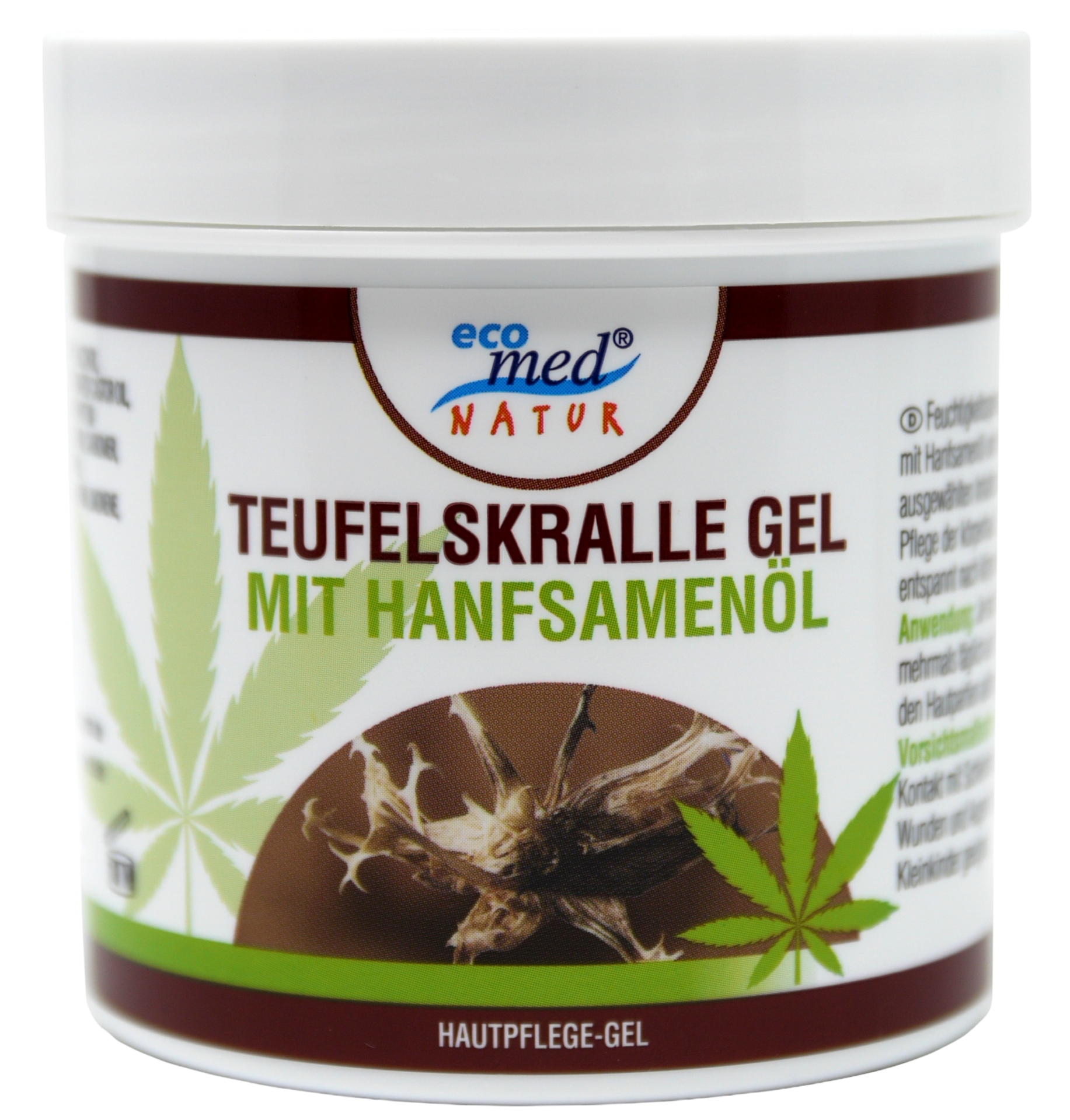 Teufelskralle Gel Hanfsamen Öl eco-med Natur 250ml