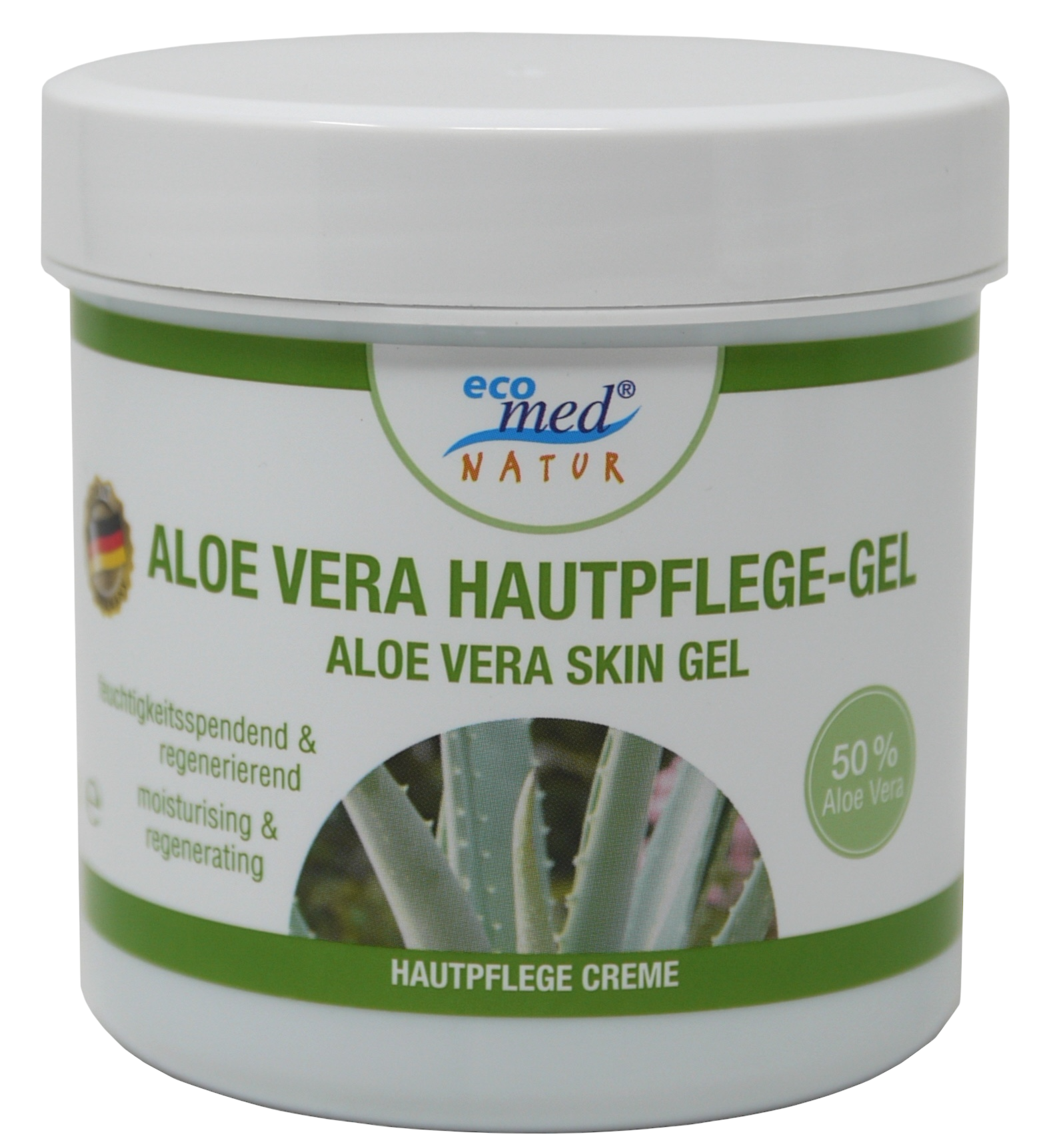 Aloe Vera Hautpflege-Gel eco-med Natur 250ml