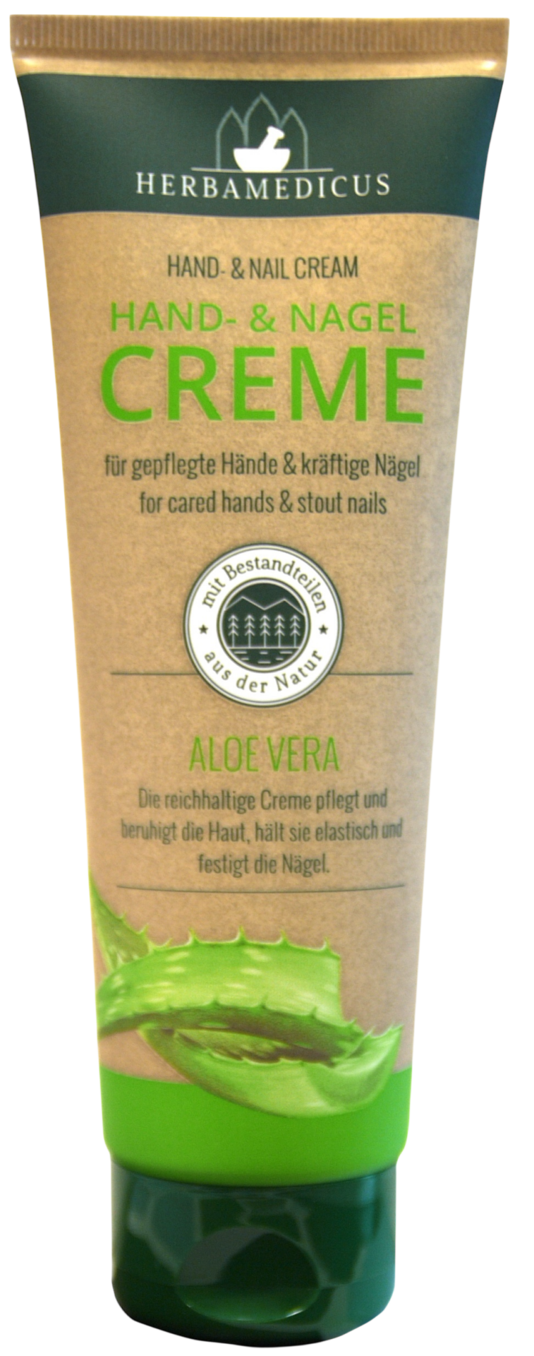 Hand- und Nagelcreme Aloe Vera Herbamedicus 125ml