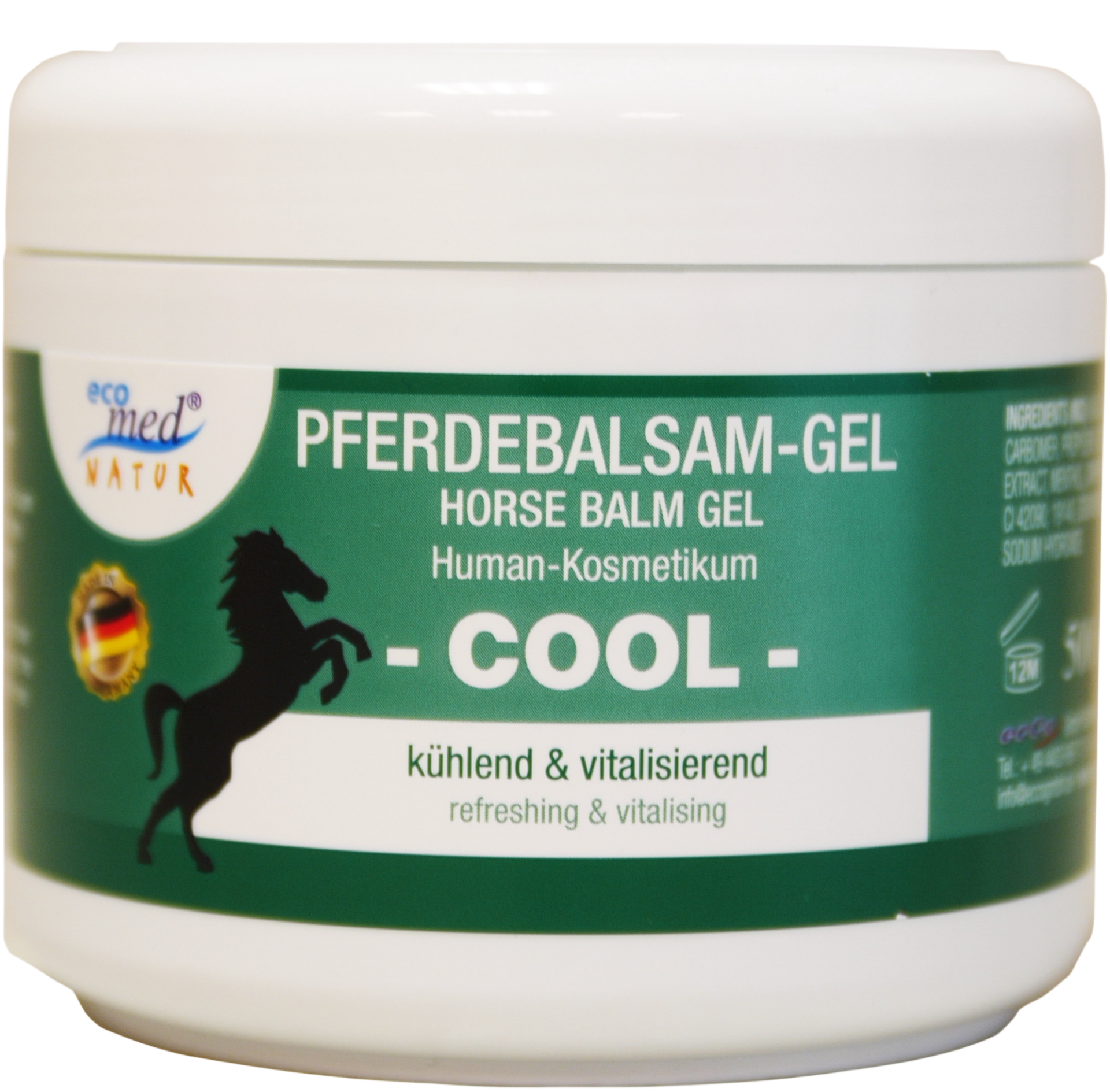 Pferdebalsam Gel eco-med Natur 500ml