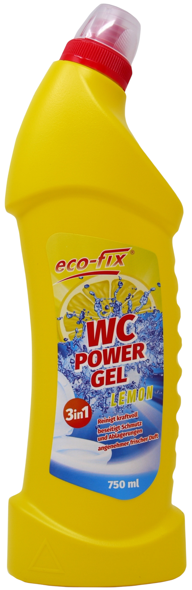 WC Power Gel eco-fix 750ml Lemon