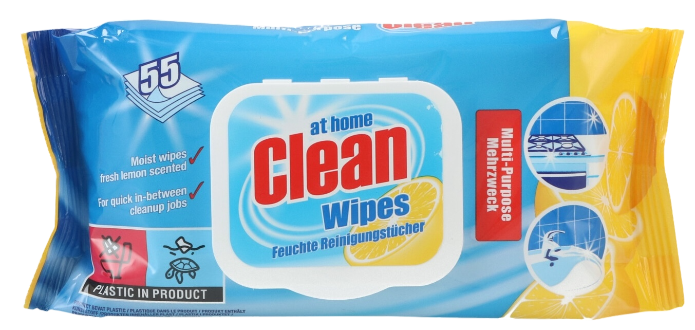 Feuchte Allzweck-Reinigungstücher Lemon 55er