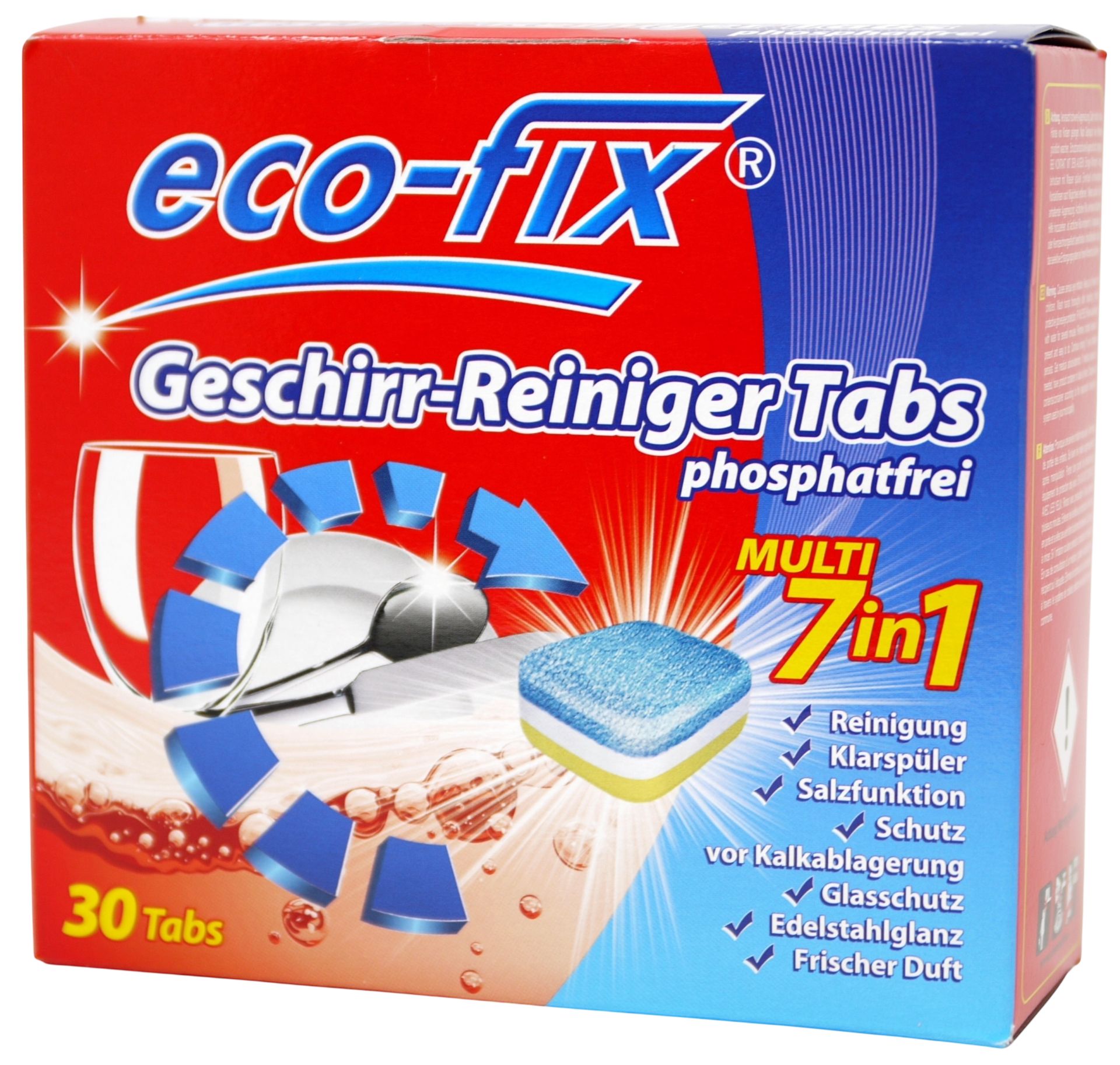 Geschirrreiniger Tabs eco-fix 30er Pack 7in1