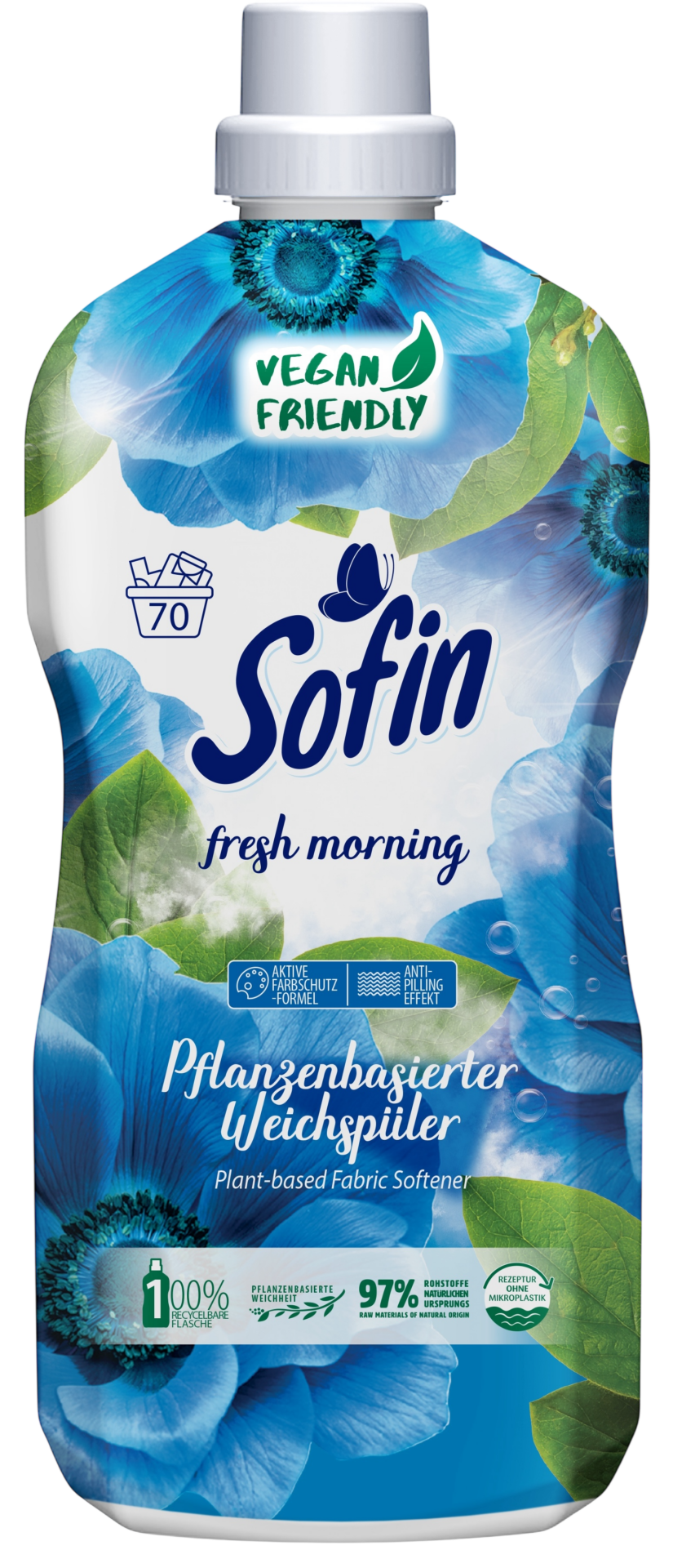 Weichspüler Sofin "fresh morning" 1,4 ltr., 70WL