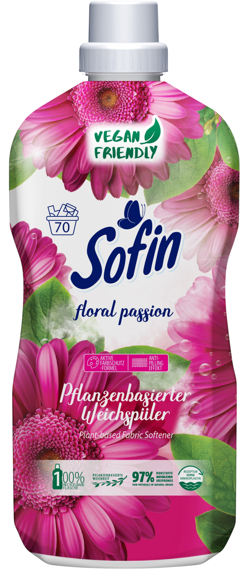 Weichspüler Sofin "floral passion" 1,4 ltr. 70WL