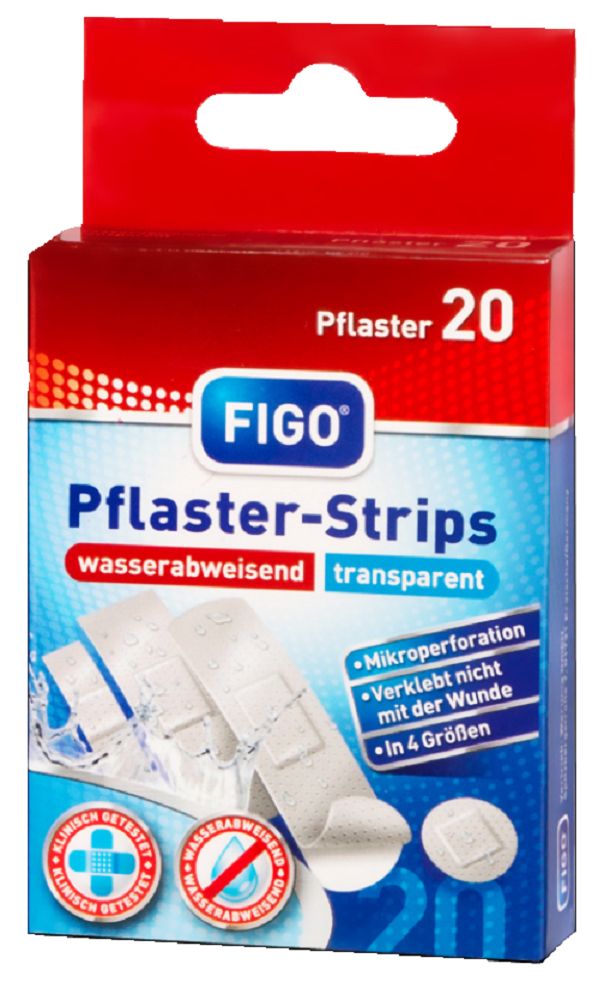 Pflaster-Strips 20er transparent