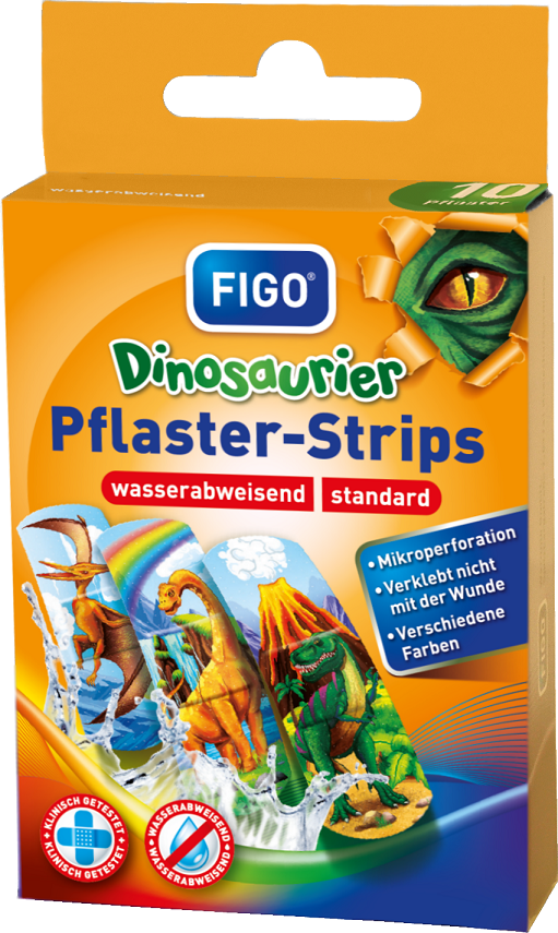 Pflaster-Strips Kids 10er - Dinosaurier
