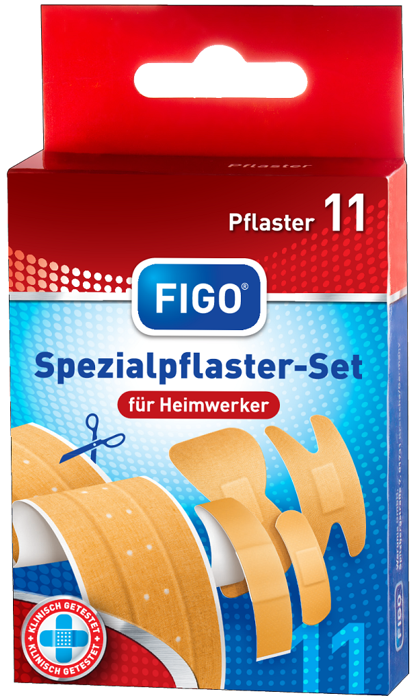 Spezialpflasterset Heimwerker 11 teilig