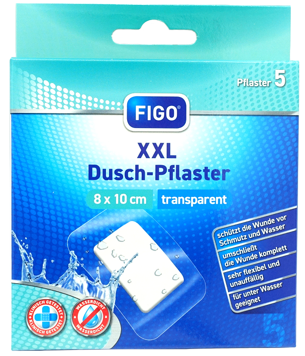 XXL Dusch - Pflaster 5er