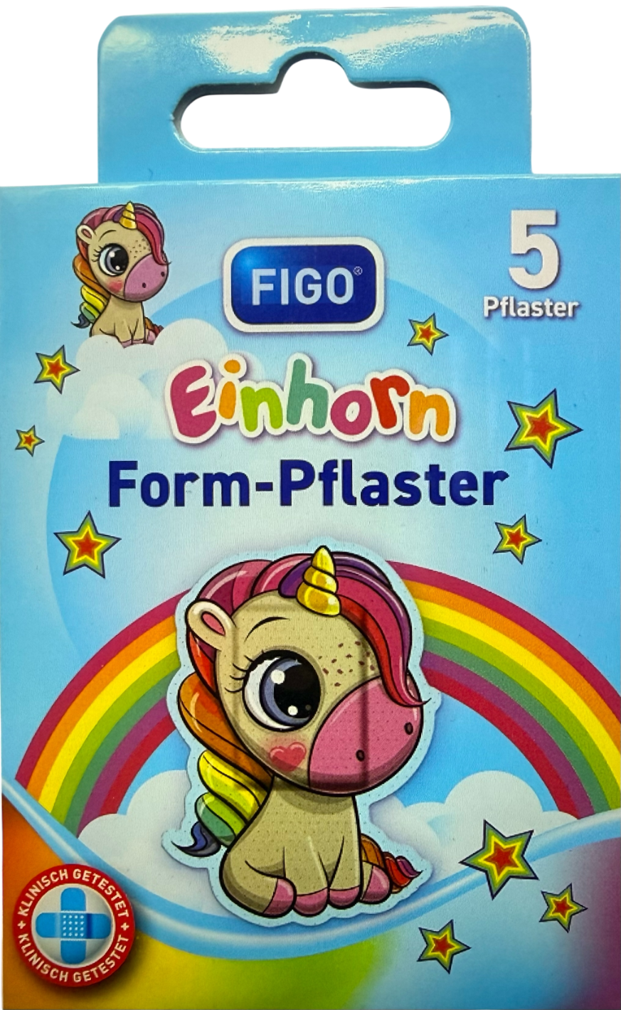 Kinder Form-Pflaster Einhörner