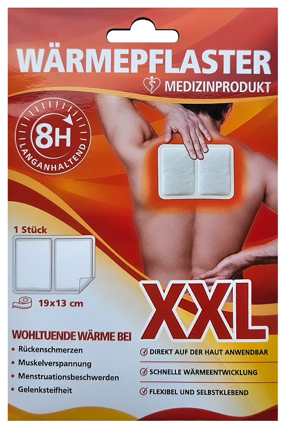 Medizinisches Wärmepflaster XXL 8h