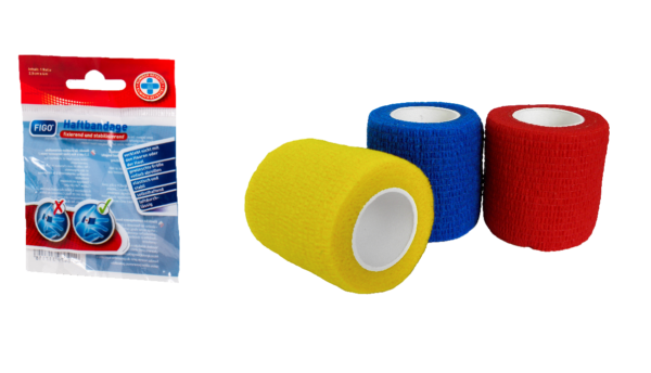 Selbsthaftende Bandage 3-fach farbig sortiert