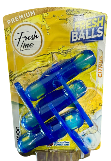 WC Automaten mit Blauspüler Citrus 3 x 50g