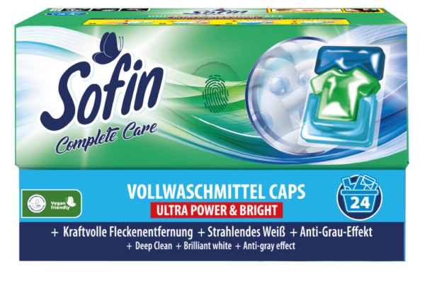 Vollwaschmittel Caps Sofin Universal 24er Karton