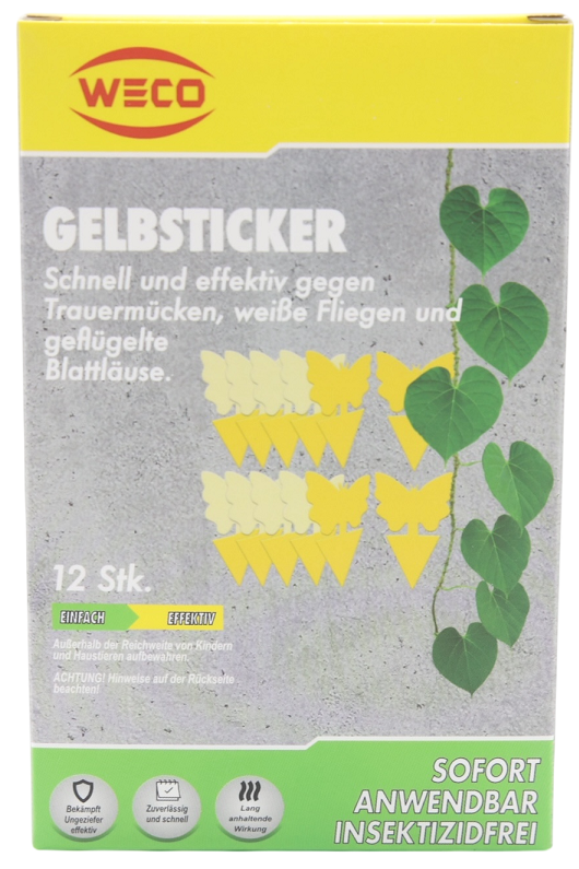Gelbsticker 12er Pack