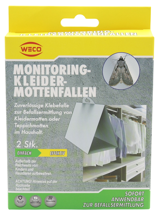 Monitoring Kleider - Mottenfalle/Klebefalle 2er