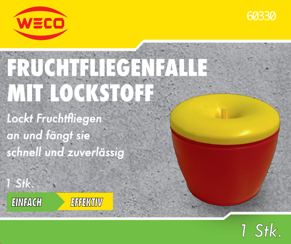 Fruchtfliegenfalle befüllt 1er