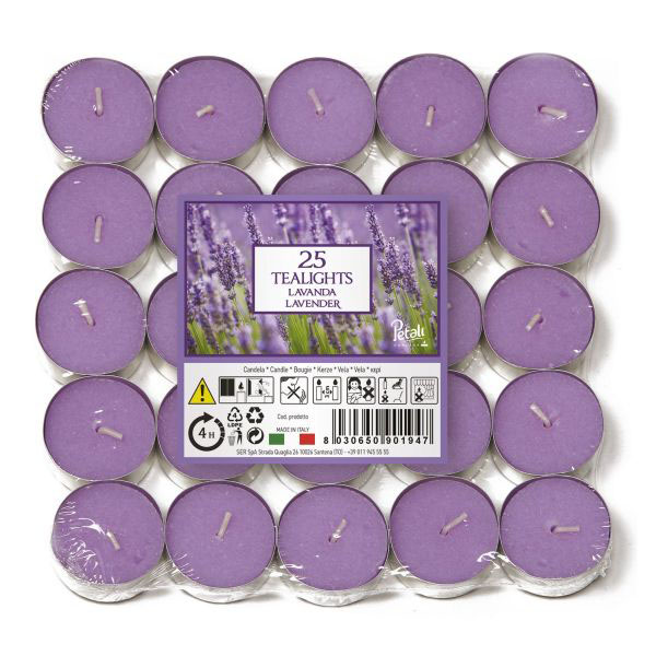 00159 - Duft-Teelichte 25er Pack- Lavendel