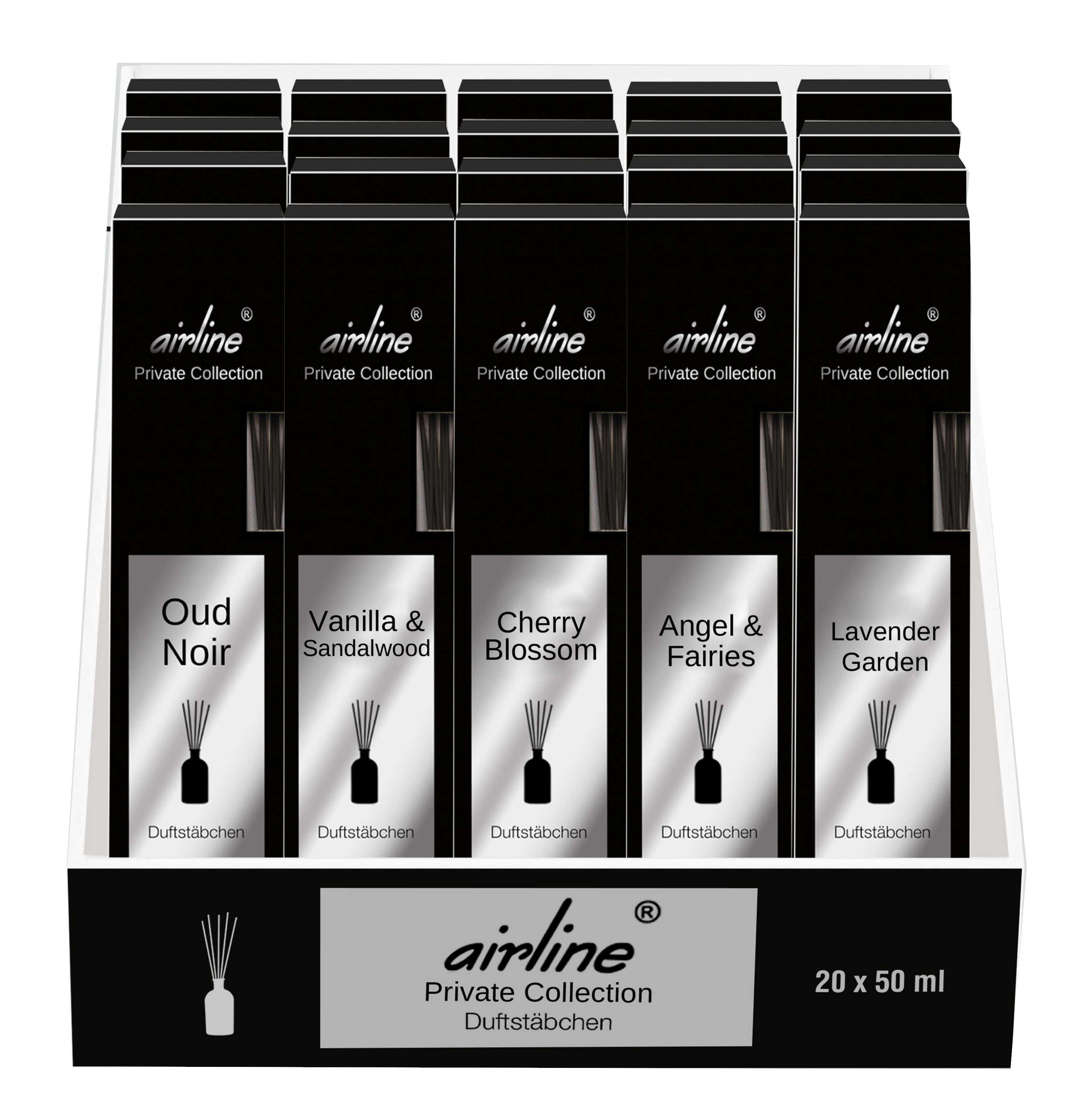 00490 - Private Collection Luxus Parfum Diffuser 50ml mixed display