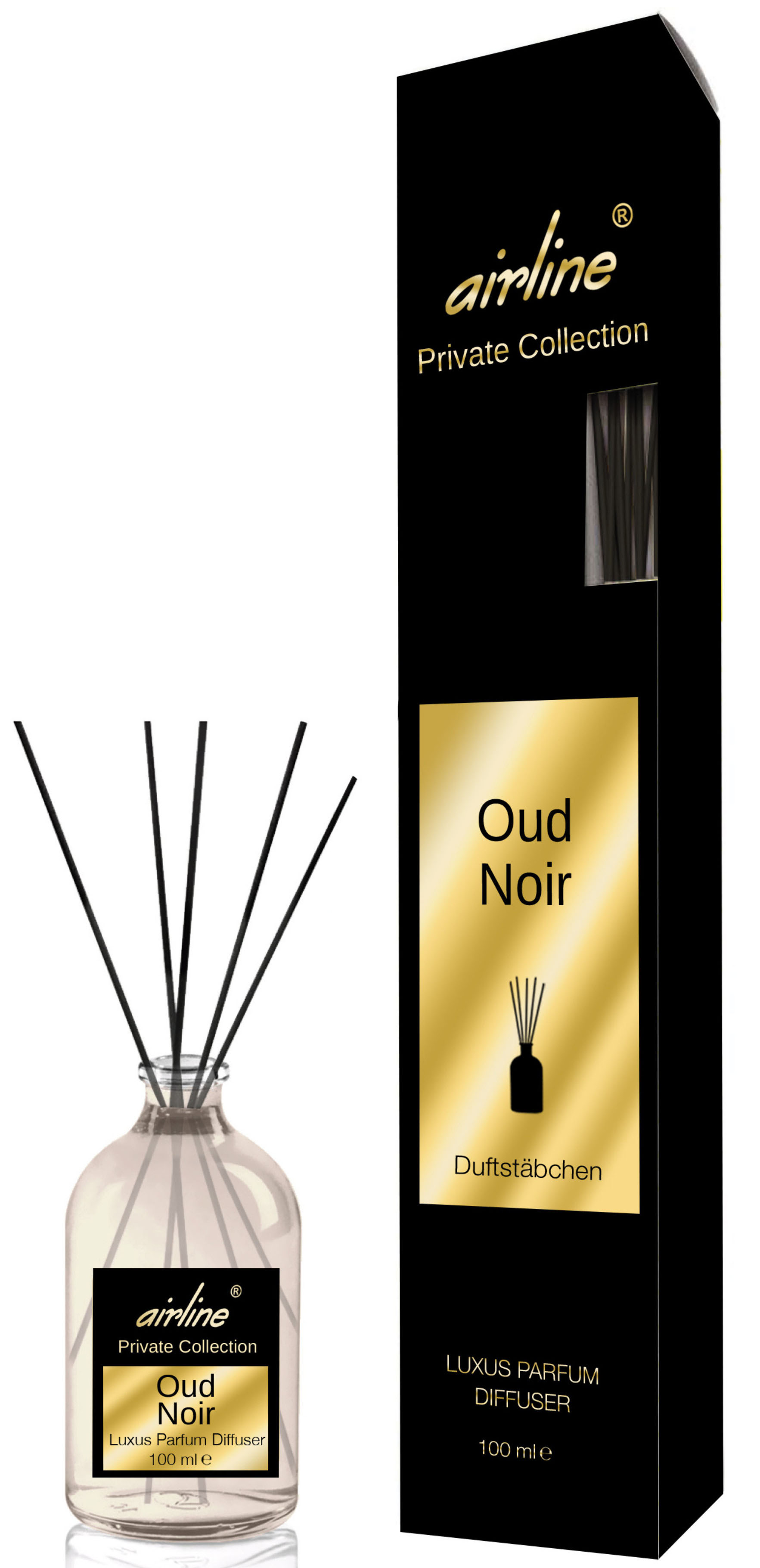 00497 - Private Collection Luxus Parfum Diffuser 100ml-Oud Noir