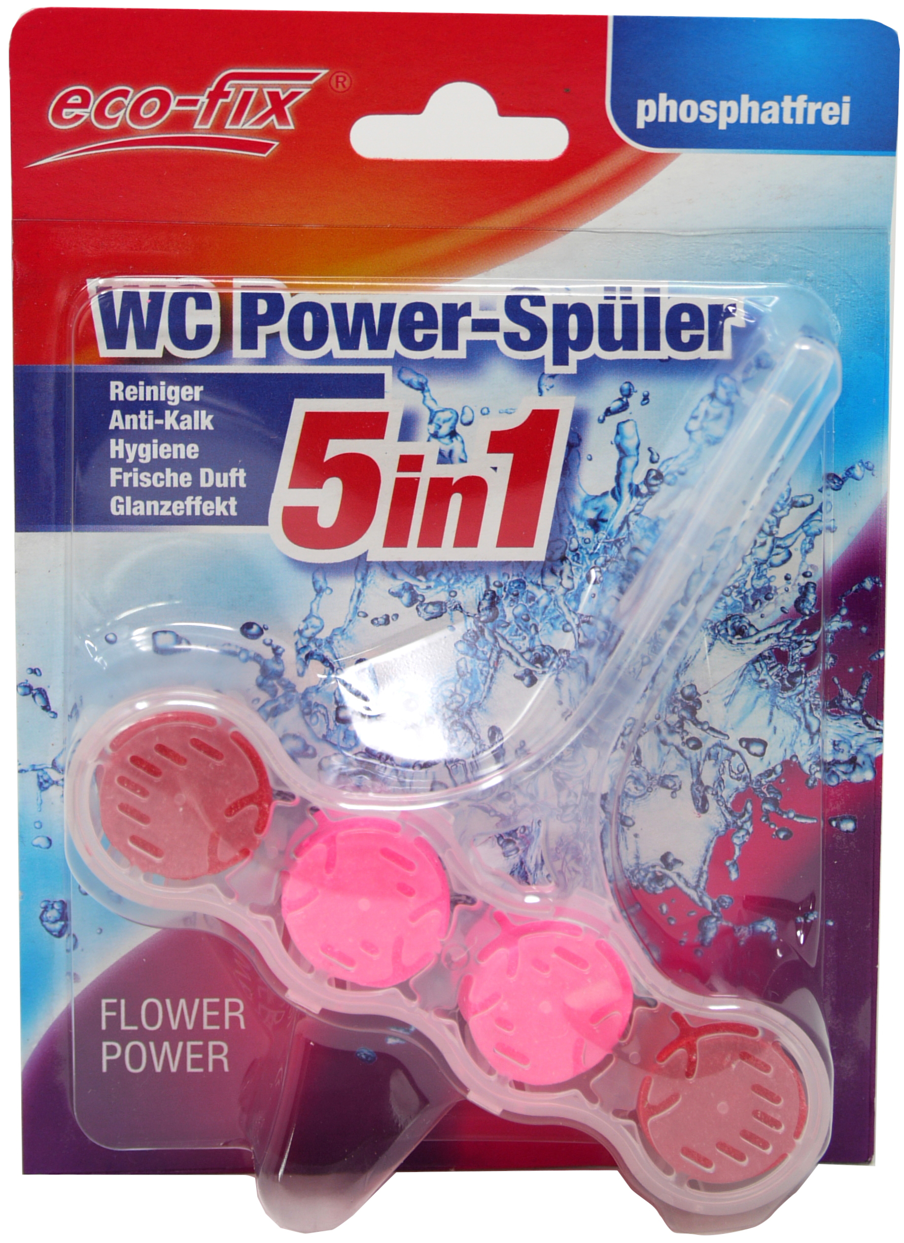 00864 - eco-fix WC Power-Spüler 5in1 Pink Moments 50g