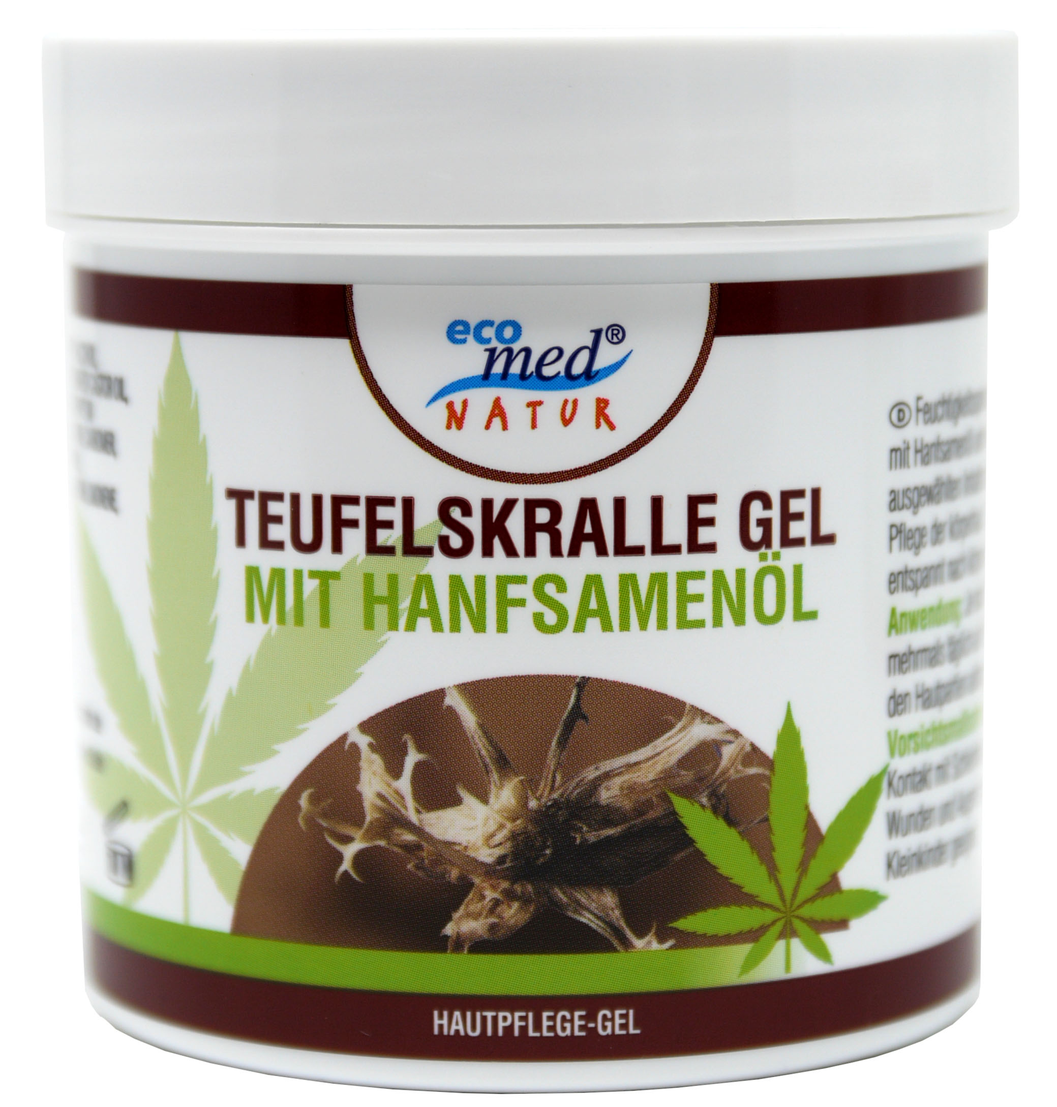 01827 - eco med Natur Teufelskralle Gel mit Cannabis Öl  250 ml
