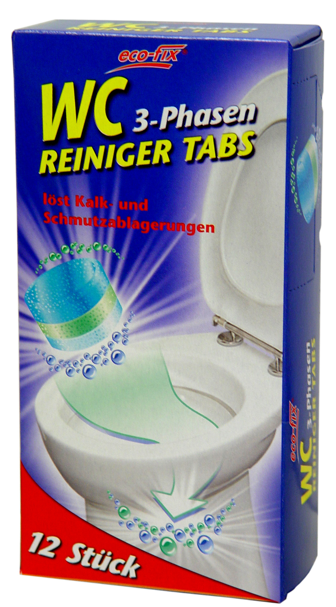 01866 - eco-fix WC 3-Phasen Reiniger Tabs 12er Pack