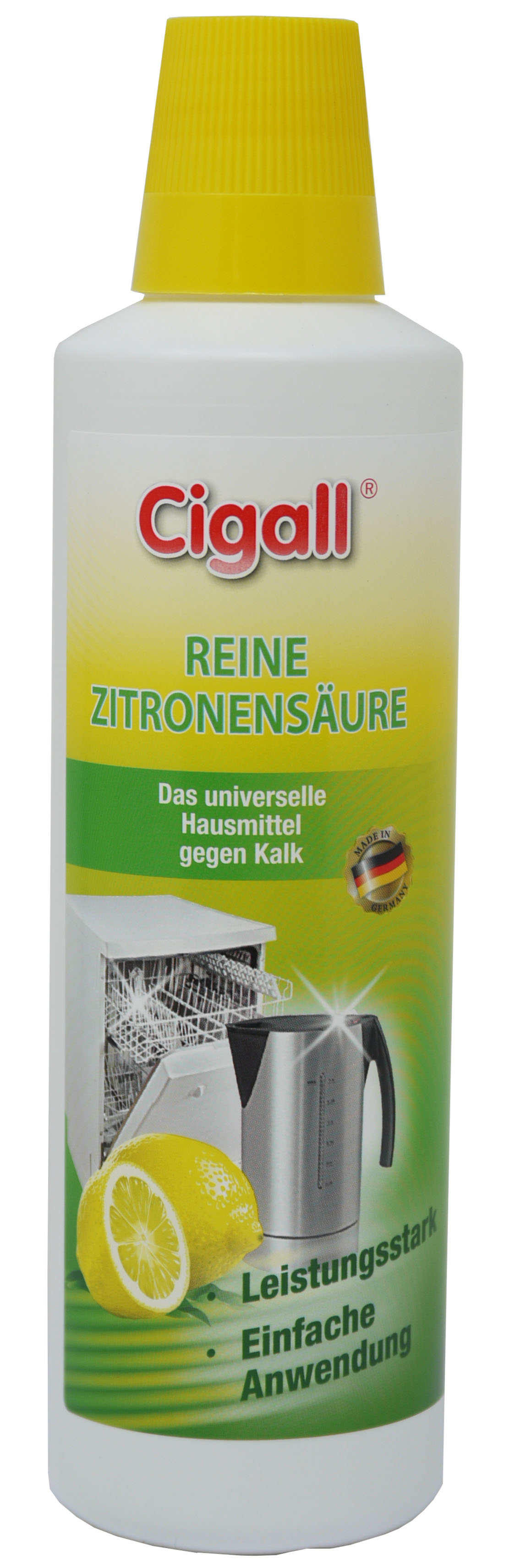 02440 - Cigall Reine Zitronensäure 500 ml – Universeller Spezial Entkalker