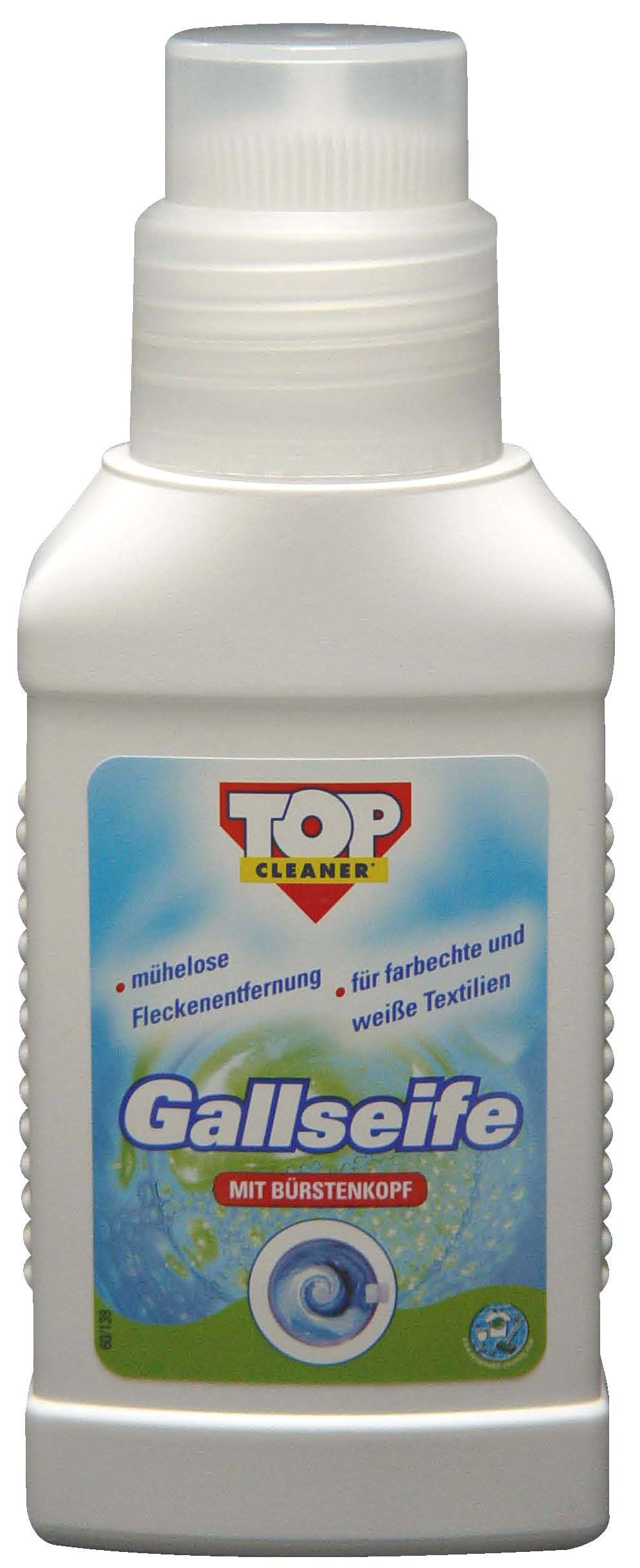 04055 - Top Cleaner Gallseife mit Bürstenkopf 250 ml
