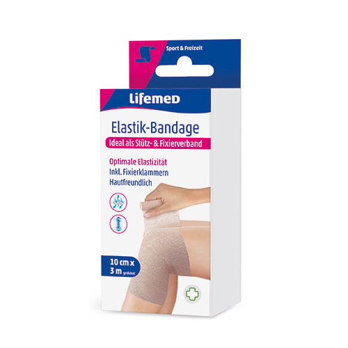 99222 - Elastic bandage, 3m x 10cm, skin-colored